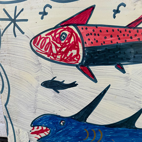 RA Miller 16x12 Fish WP3814 - Christopher Park Gallery